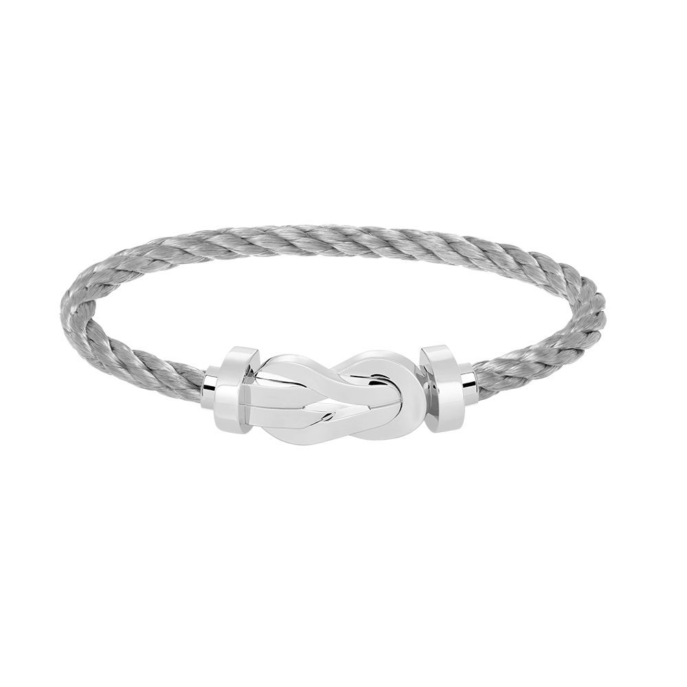 [Bloom]CHANCE LARGE 8 FIGURE BUCKLE NO DIAMOND BRACELET SILVER