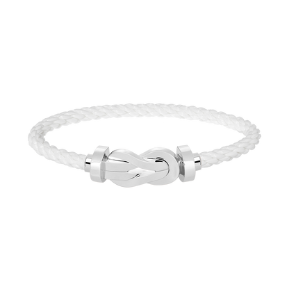 [Bloom]CHANCE LARGE 8 FIGURE BUCKLE NO DIAMOND BRACELET SILVER