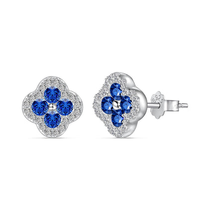 [Bloom]Four-Leaf Clover Flower Shaped Earrings