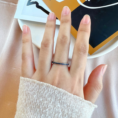 [Bloom]Delicate Sparkling Round Cut Daily Ring