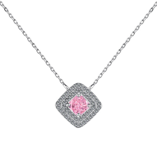 [Bloom]Sparkling Asscher Cut Necklace