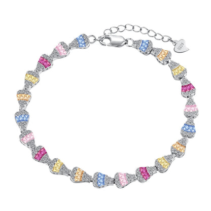 [Bloom]Radiant Water Drop Shape Daily Bracelet