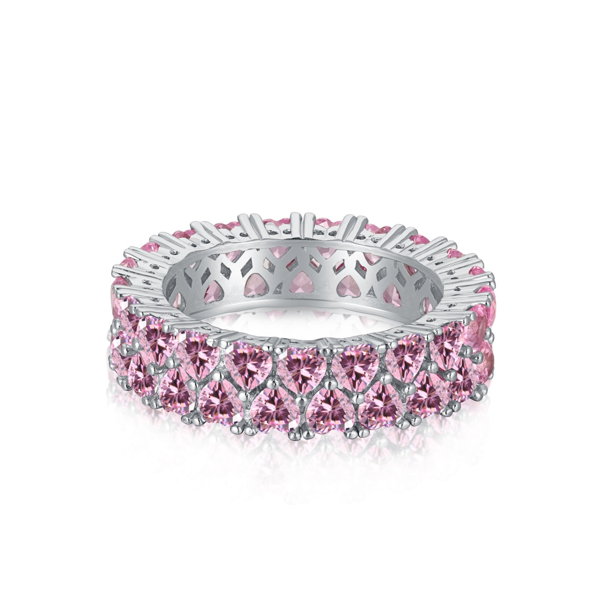 [Bloom]Sparkling Full Heart Ring