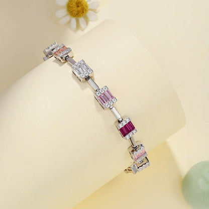 [Bloom]Dainty Charming Emerald Cut Daily Bracelet