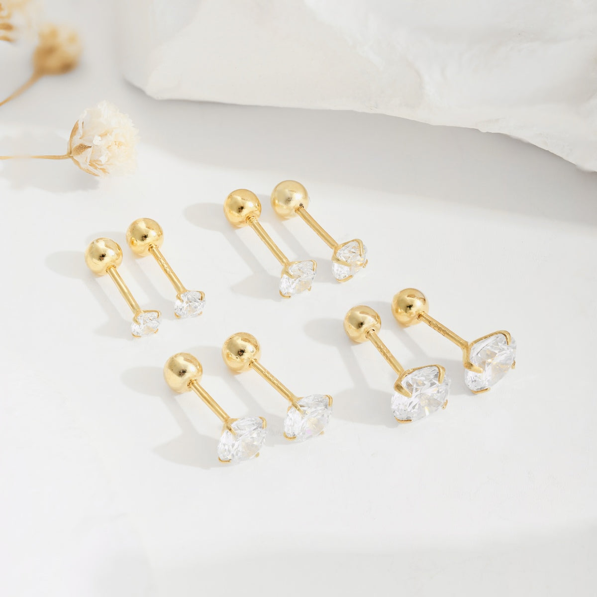 [Bloom]Unique U-Shaped Ear Bone Earrings