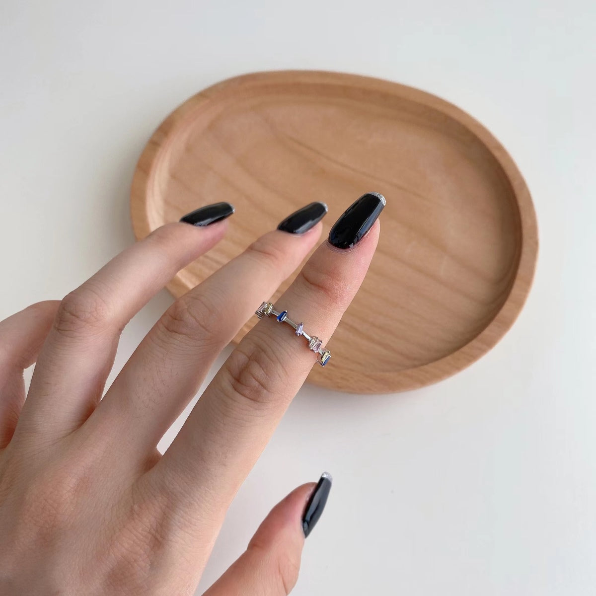 [Bloom]Unique Trapezoid Cut Daily Ring