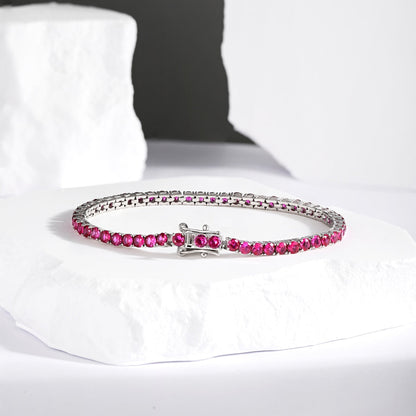 [Bloom]Radiant Colorful Round Cut Party Bracelet