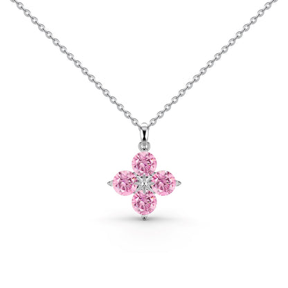 [Bloom]Four-Leaf Clover And Eight-Pointed Star Necklace