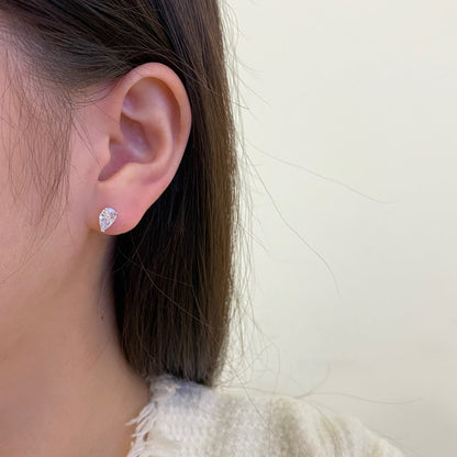 [Bloom]Ornate Water Drop Shape Earrings