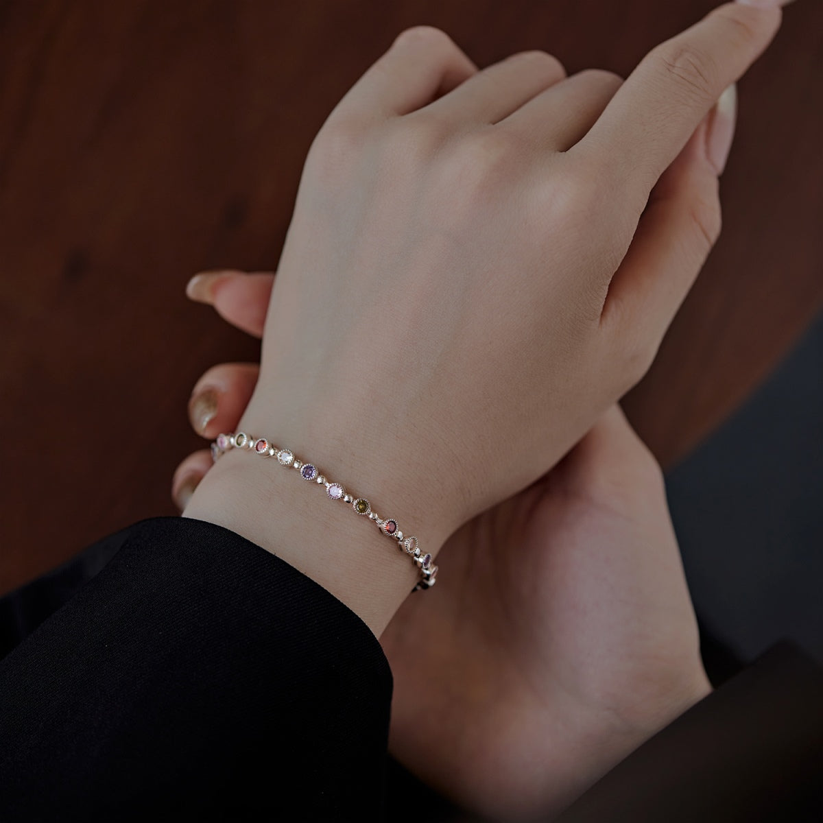 [Bloom]Sparkling Exquisite Round Cut Party Bracelet