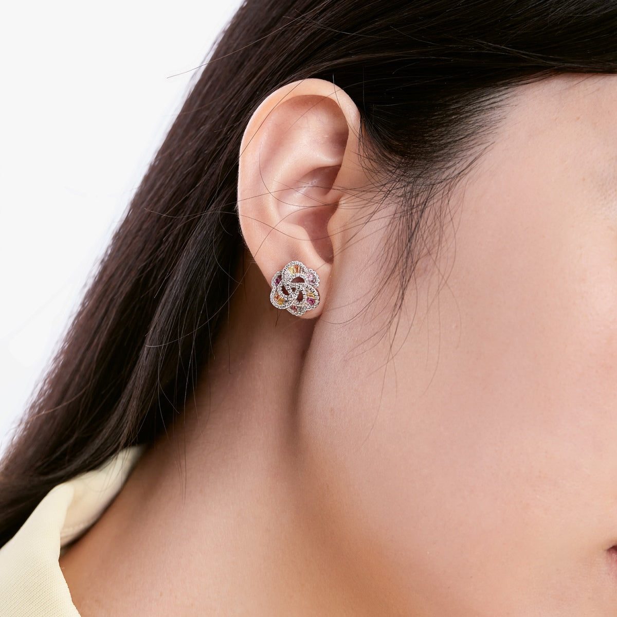 [Bloom]Exquisite Flower Shape Daily Earrings