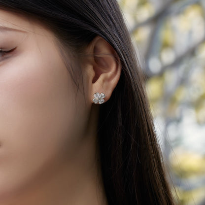 [Bloom]Four-Leaf Clover Ball Earrings