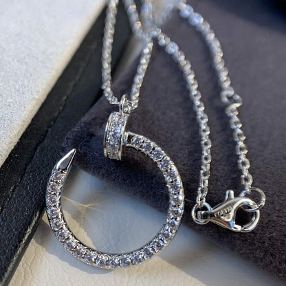 [Bloom]JUSTE NECKLACE SILVER DIAMONDS