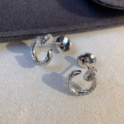 [Bloom]JUSTE EARRINGS SILVER DIAMONDS