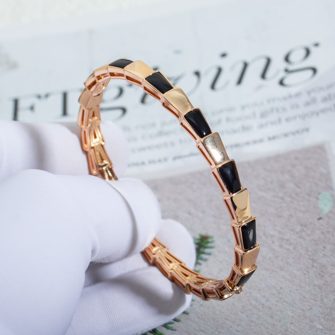 [Bloom]SERPENTI BRACELET PINK GOLD ONYX