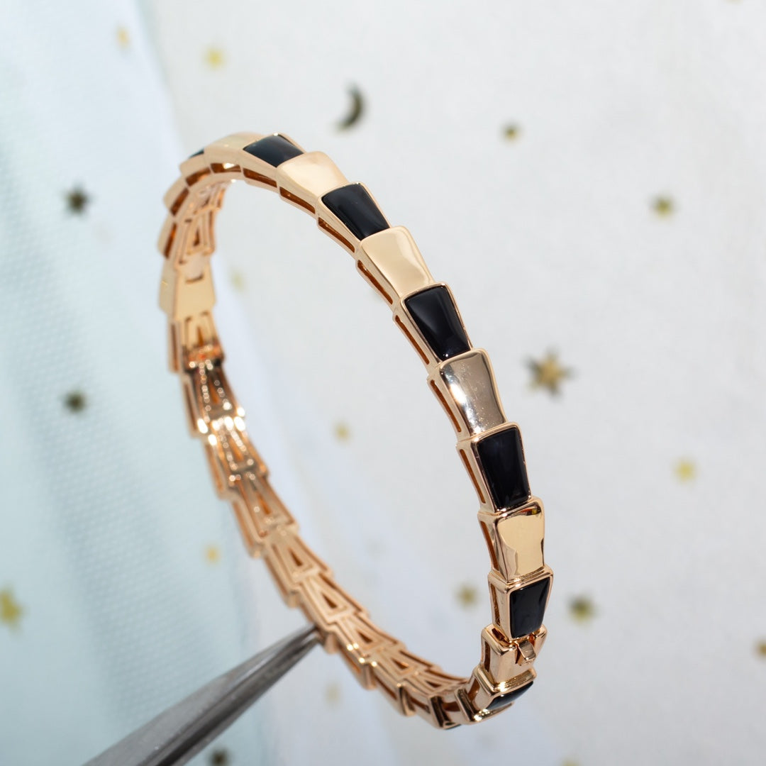 [Bloom]SERPENTI BRACELET PINK GOLD ONYX