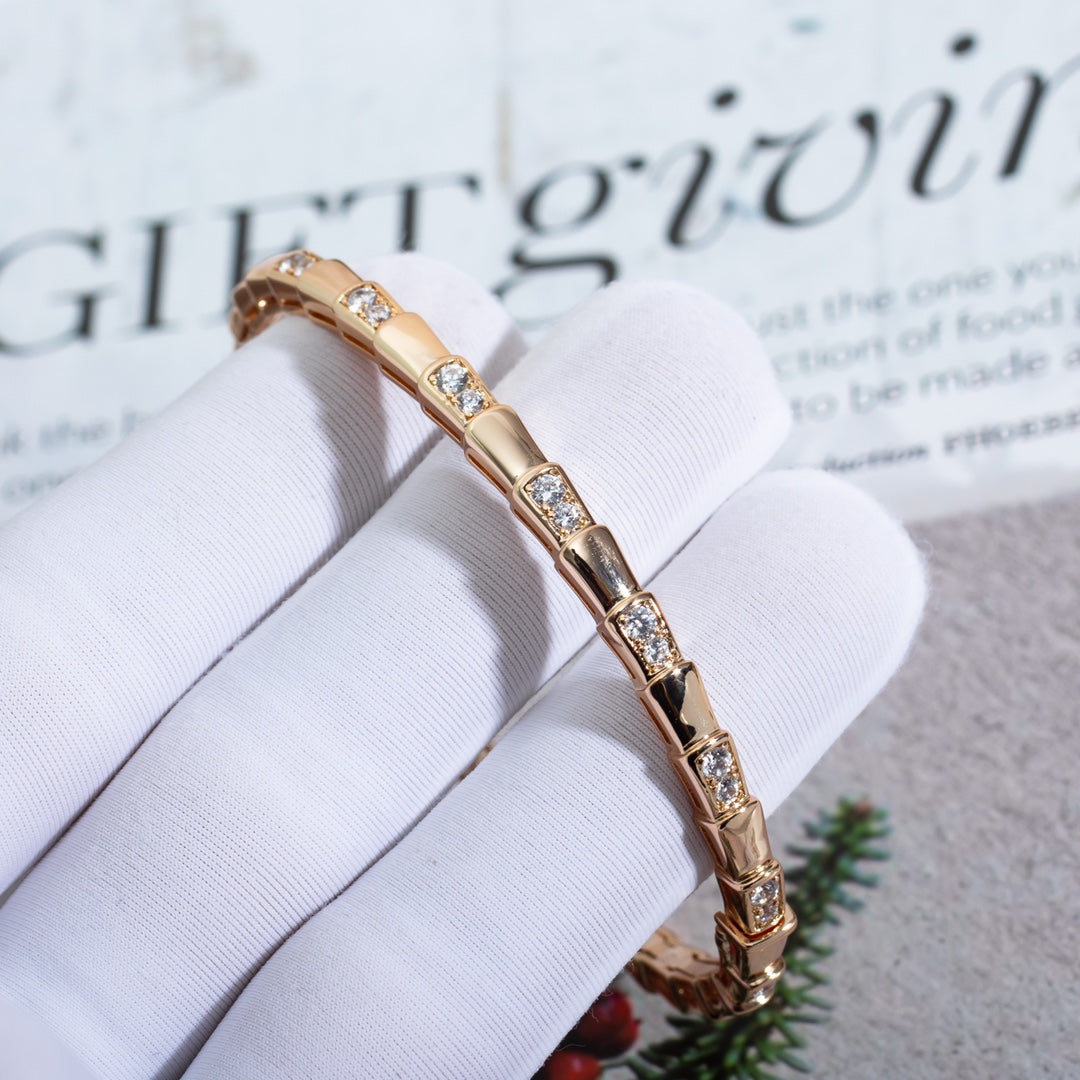 [Bloom]SERPENTI BRACELET PINK GOLD DIAMOND