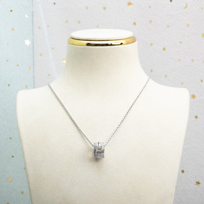 [Bloom]PARENTESI NECKLACE SILVER DIAMOND