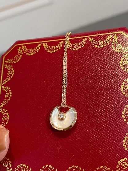 [Bloom]AMULETTE ROSE GOLD MOP NECKLACE