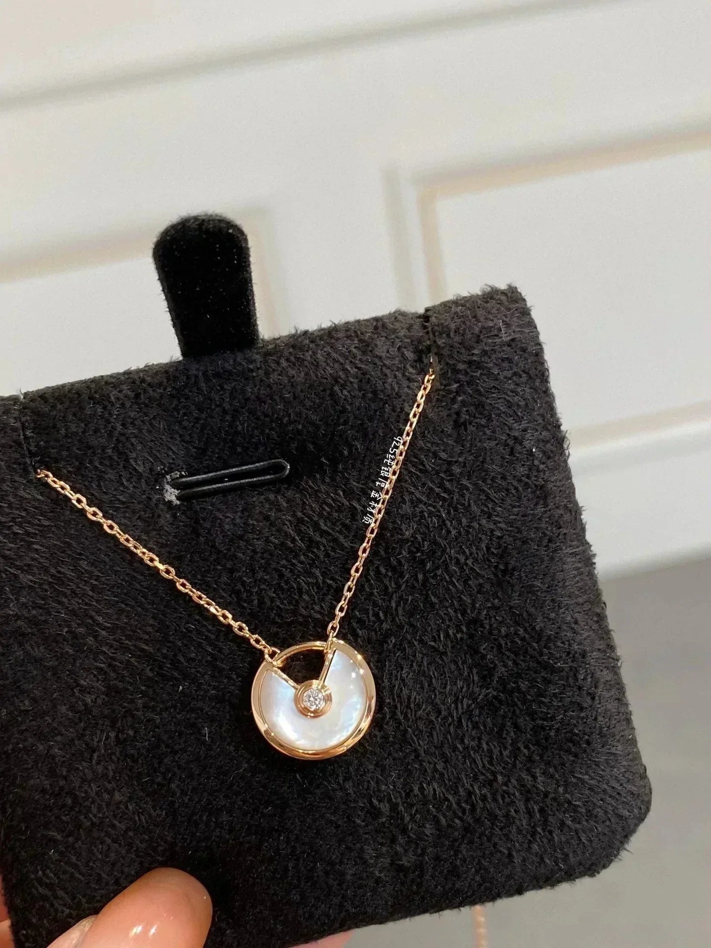 [Bloom]AMULETTE ROSE GOLD MOP NECKLACE