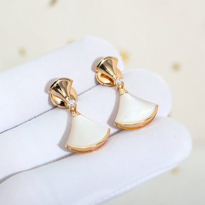 [Bloom]DREAM MOP PINK GOLD EARRINGS