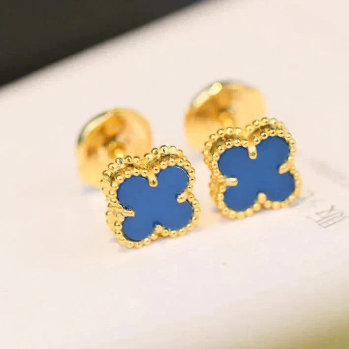 [Bloom]CLOVER MINI 9.5MM TURQUOISE EARRINGS