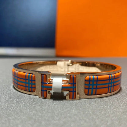 [Bloom]H TARTAN BRACELET 12MM