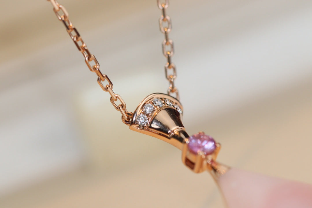 [Bloom]DREAM NECKLACE PINK MOP DIAMOND