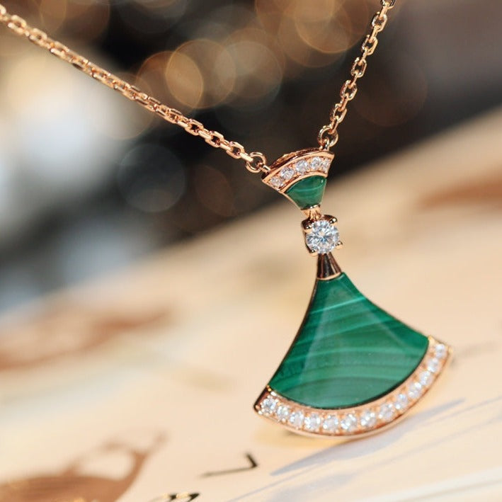 [Bloom]DREAM NECKLACE MALACHITE DIAMOND