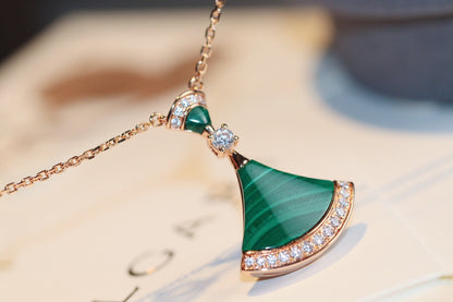 [Bloom]DREAM NECKLACE MALACHITE DIAMOND