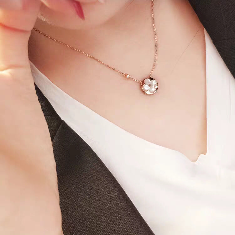 [Bloom]SUN MOP GOLD 1 DIAMOND NECKLACE