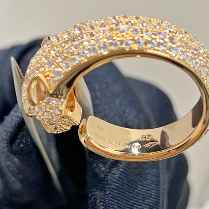 [Bloom]PANTHERE PINK GOLD DIAMOND RING