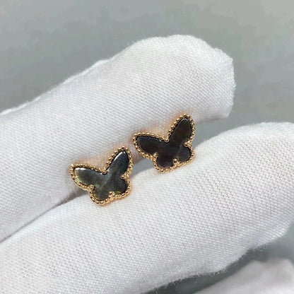 [Bloom]BUTTERFLY DARK MOP  EARRINGS