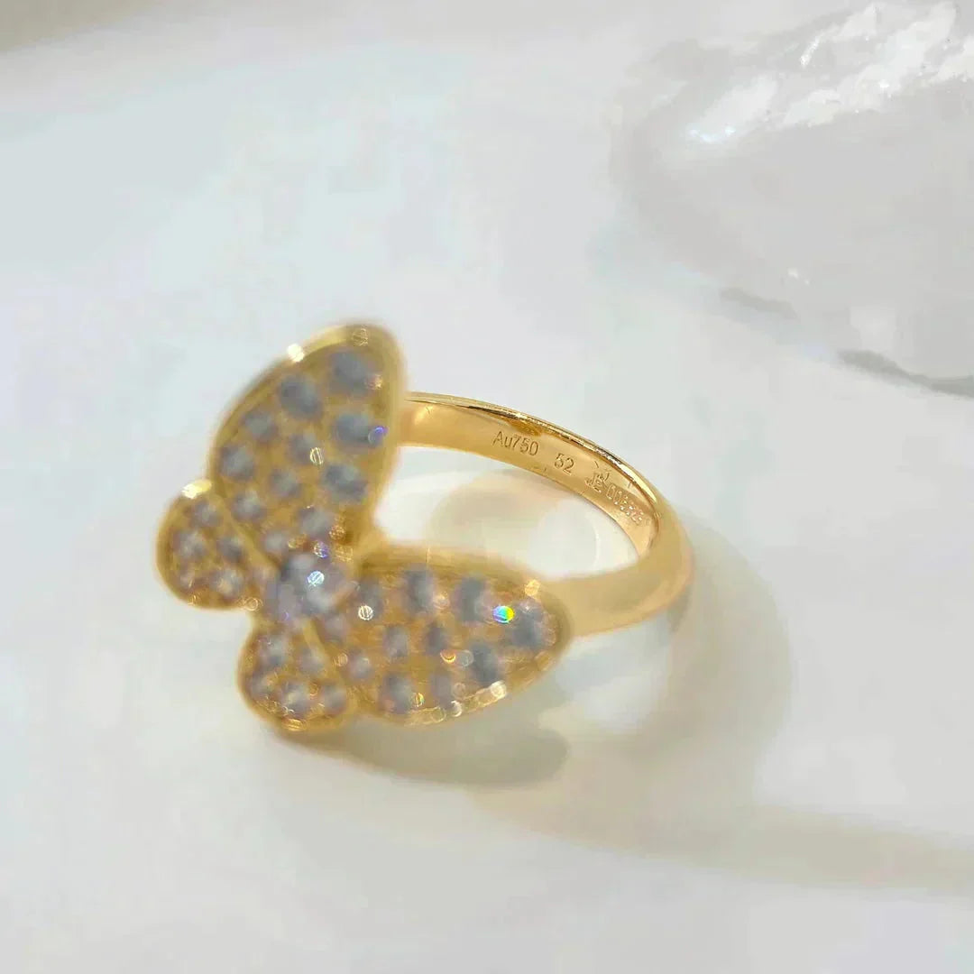 [Bloom]BUTTERFLY DIAMOND RING