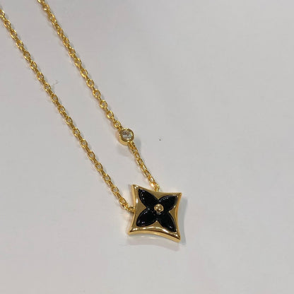 [Bloom]STAR BLACK MOP NECKLACE