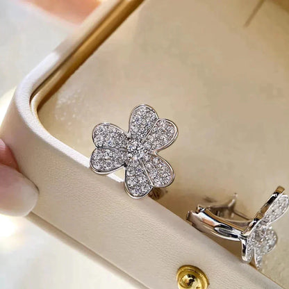 [Bloom]CLOVER COMOS DIAMOND EARRINGS SILVER