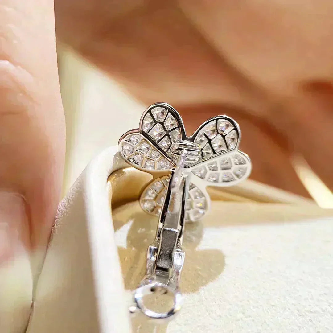 [Bloom]CLOVER COMOS DIAMOND EARRINGS SILVER