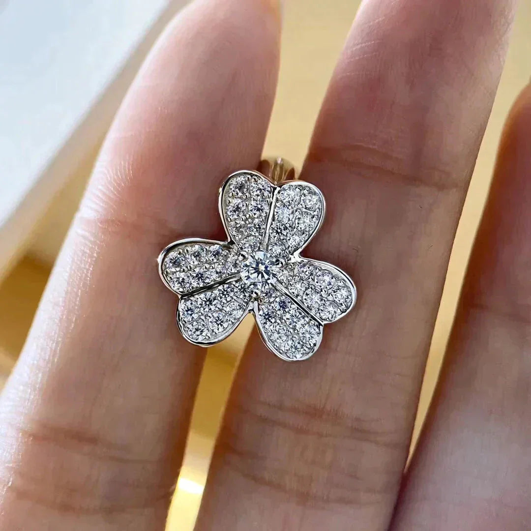 [Bloom]CLOVER COMOS DIAMOND EARRINGS SILVER