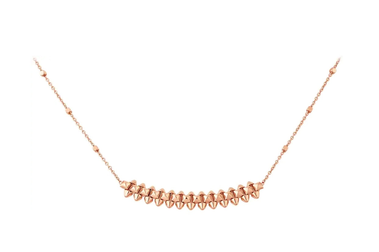 [Bloom]CLASH PINK GOLD NECKLACE