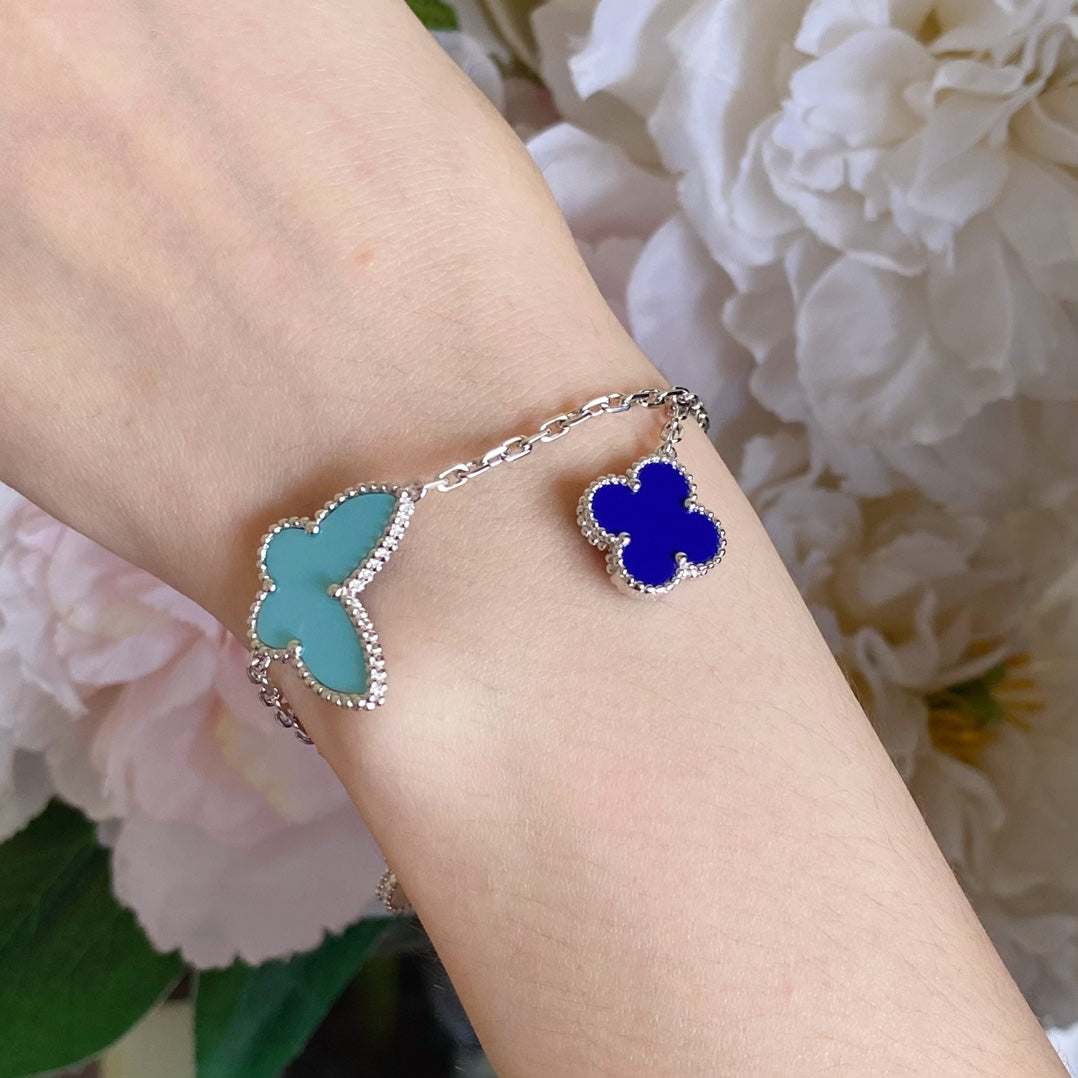 [Bloom]LUCKY SPRING SILVER BRACELET 4 MOTIF