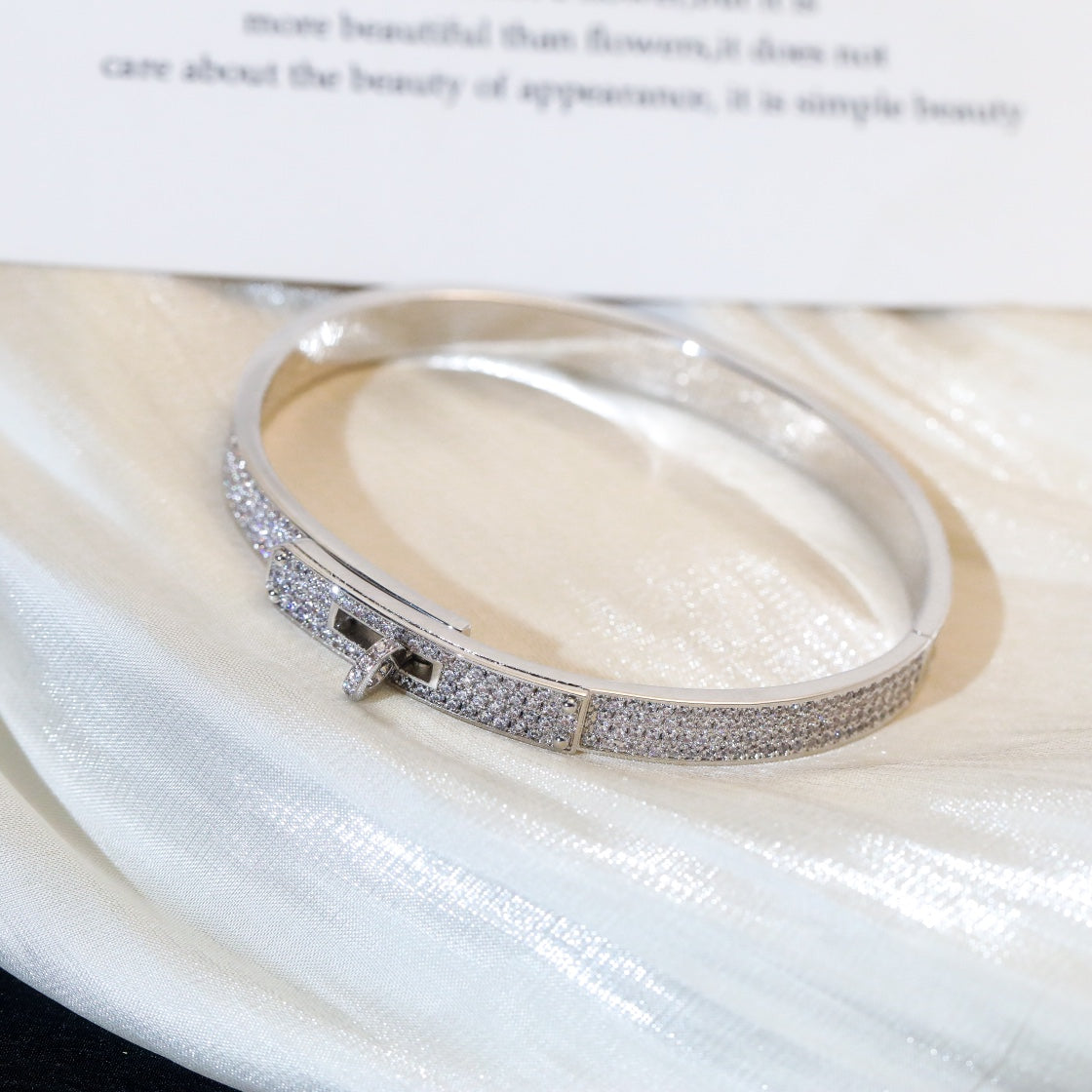 [Bloom]KELLY BRACELET DIAMOND PAVED