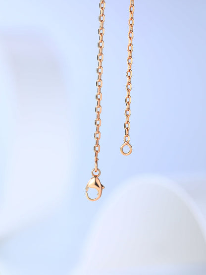 [Bloom]H CAGE PINK GOLD NECKLACE