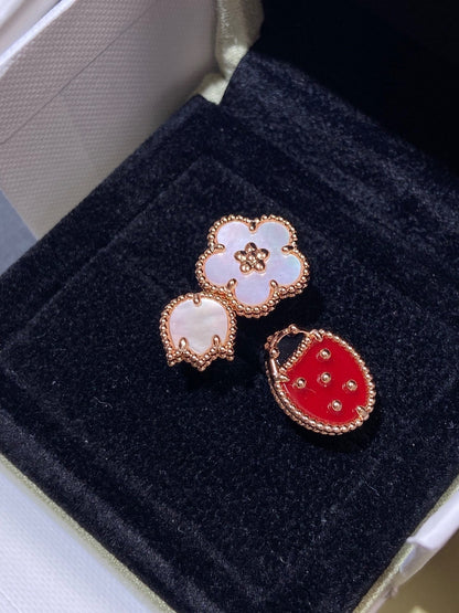 [Bloom]LUCKY 3 MOTIF ROSE GOLD RING