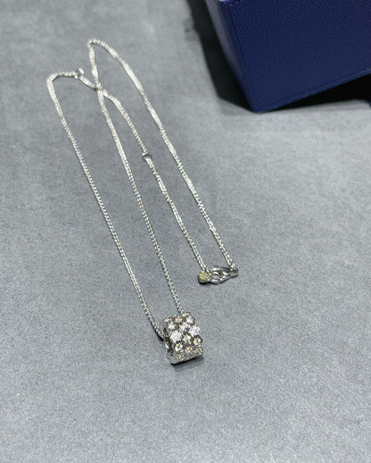 [Bloom]BEE LOVE DIAMOND PAVED 3 ROW NECKLACE