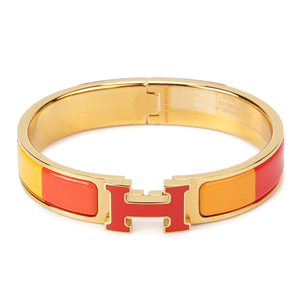 [Bloom]H BRACELET ORANGE RAINBOW CERAMIC