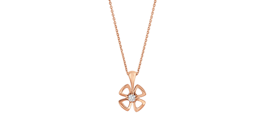 [Bloom]FIOREVER NECKLACE DIAMOND CENTER