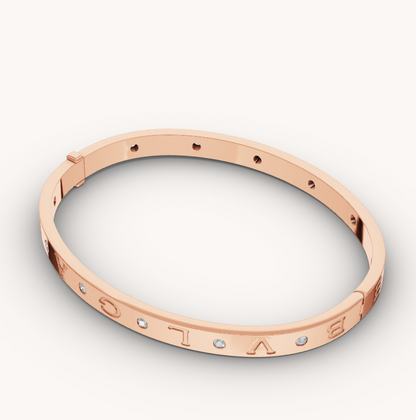 [Bloom]ZERO 1 PINK GOLD 12 DIAMONDS BRACELET