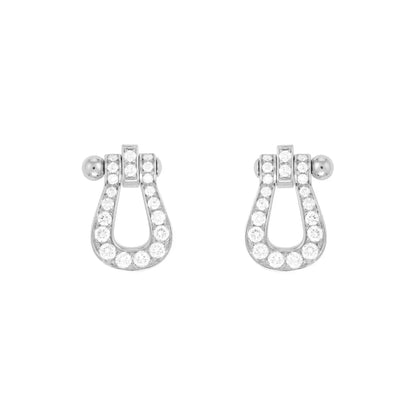 [Bloom]FORCE 10 FULL DIAMOND STUD EARRINGS MINI MODEL