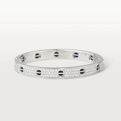 [Bloom]LOVE BRACELET 6.1MM DIAMOND-PAVED CERAMIC