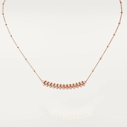 [Bloom]CLASH PINK GOLD NECKLACE